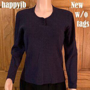 NWOT Vintage Faded Glory Stretch Knit Top Size L
